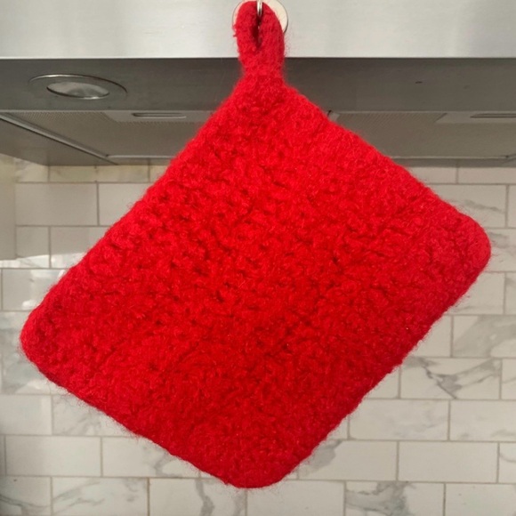 Colorful Felted Wool Potholders/Trivets - Picture 6 of 6